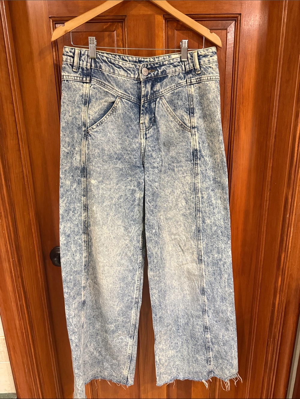 Classic Acid Wash Men’s Jeans - Light Blue